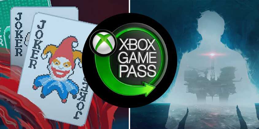 Balatro cover image and Still Wakes the Deep cover image in background with Xbox Game Pass logo in foreground