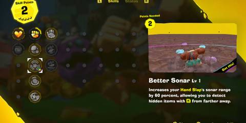Better Sonar Skill in Donkey Kong Bananza