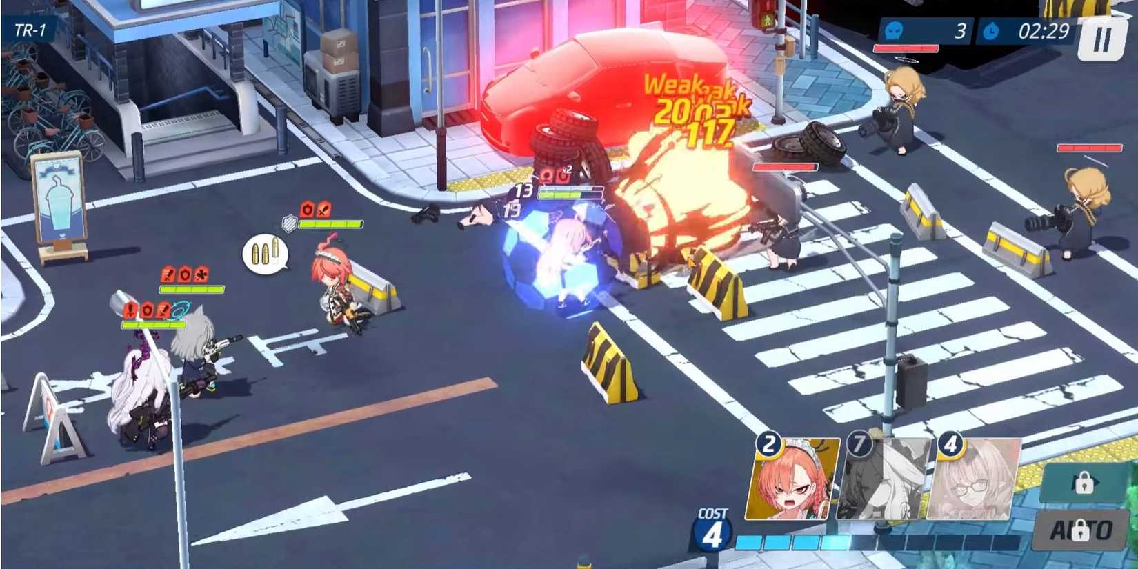 Blue Archive sniper backline