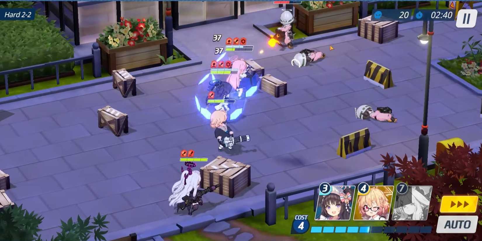 Blue Archive team defensive buff