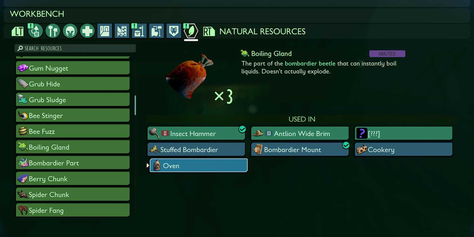 Boiling Gland in Grouded