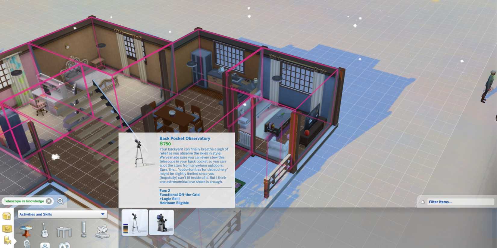 buy telescope the sims 4