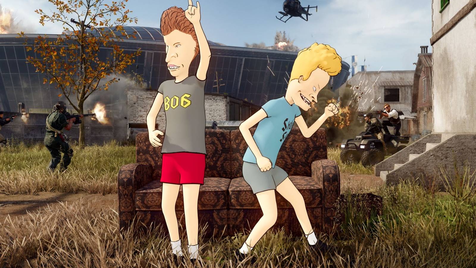 call of duty warzone beavis and butthead skins