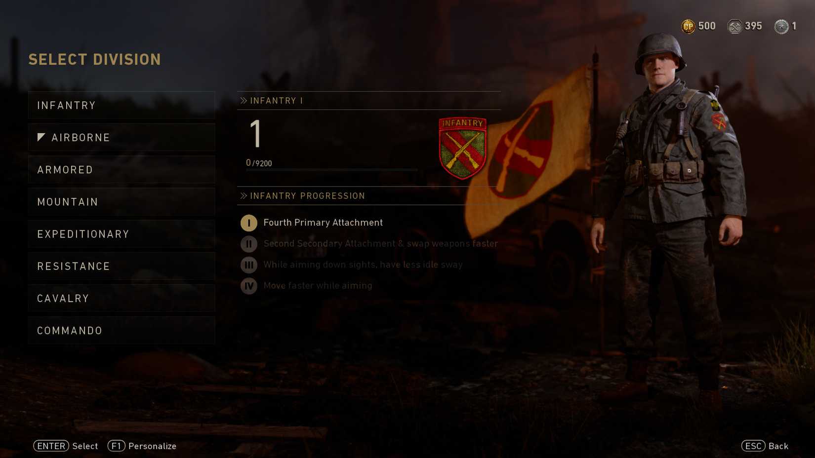 Call of Duty WWII Divisions