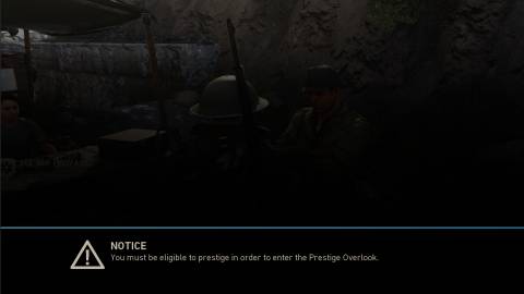 Call of Duty WWII Prestige Overlook