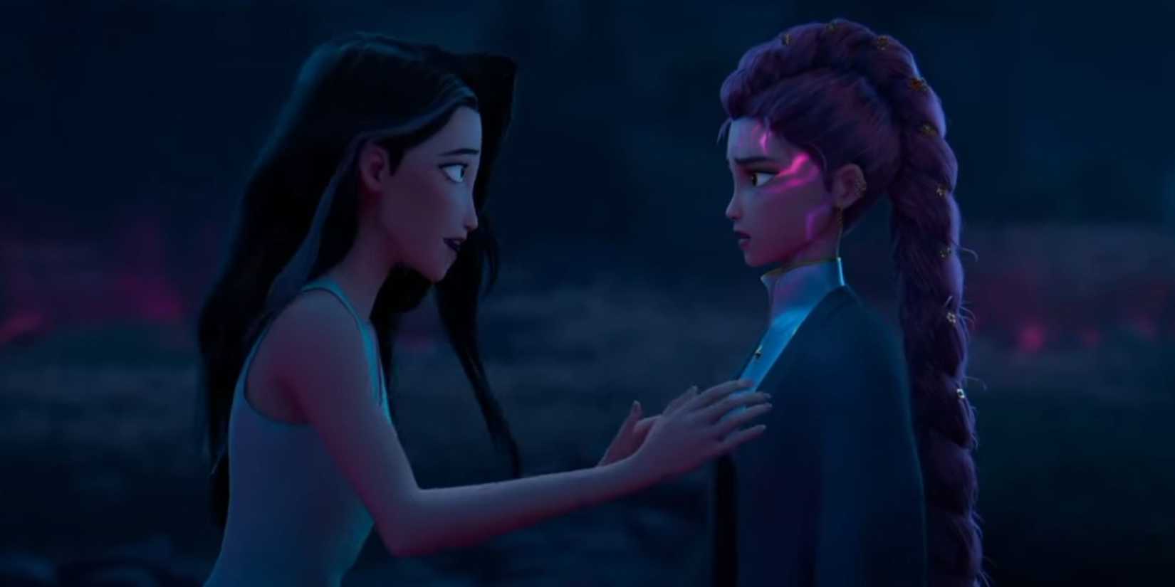 Celine and Rumi talking - KPop Demon Hunters