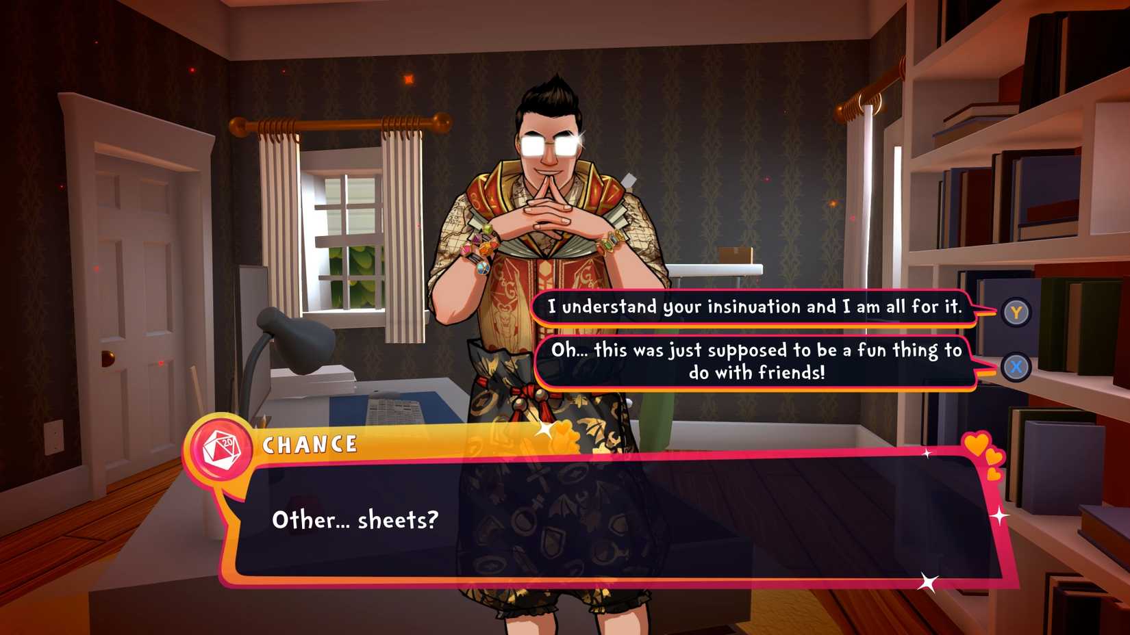 chance friend dialogue in date everything