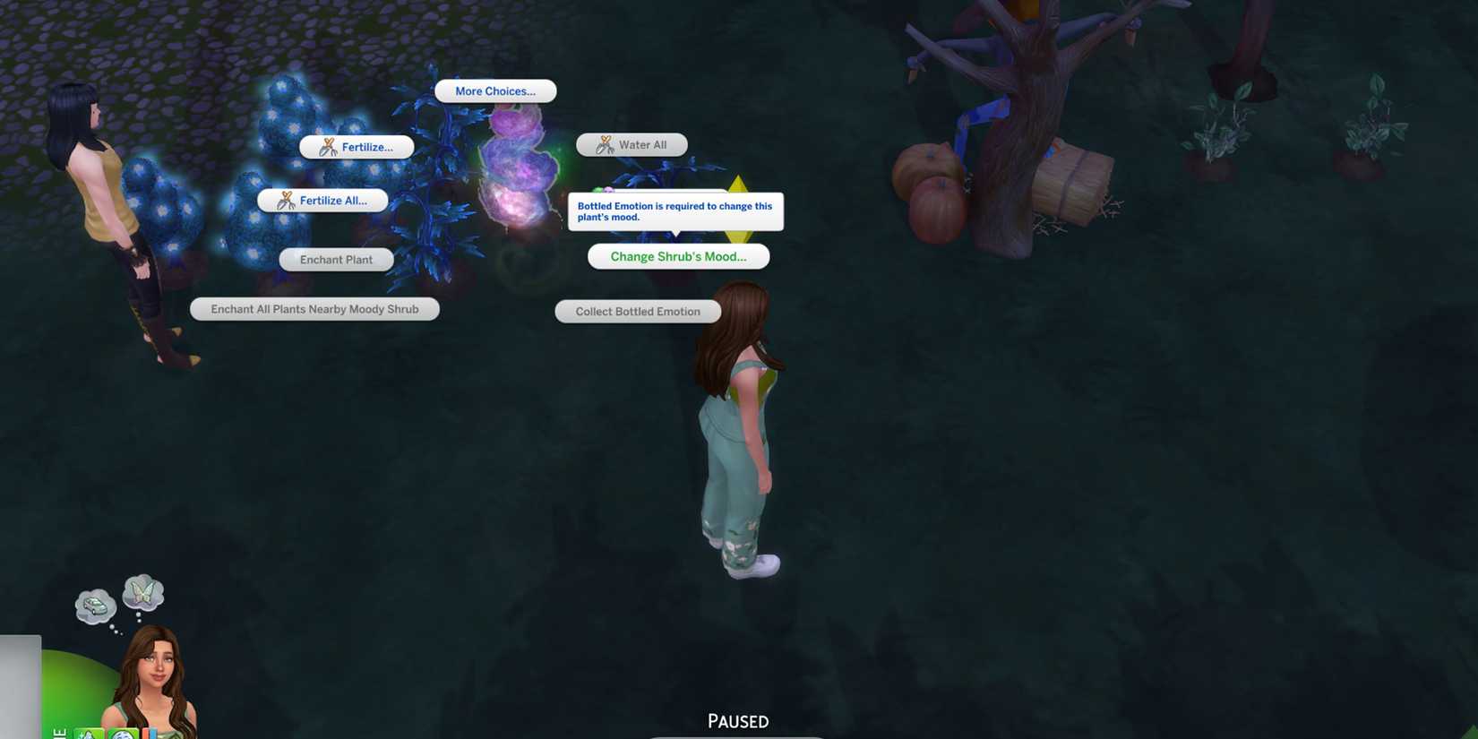 change shrub mood in the sims 4