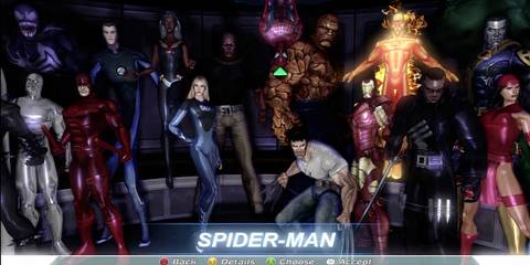 Character roster in Marvel Ultimate Alliance