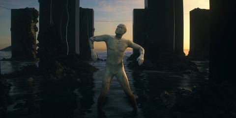 Charlie dancing in Death Stranding 2 On the Beach