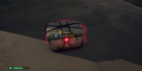 Chest of Bones in Followers of the Flame voyage in Sea of Thieves