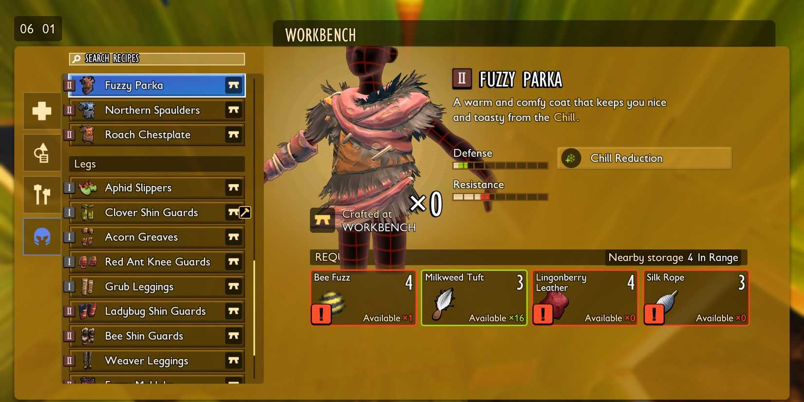 Chill Reduction Armor Grounded 2