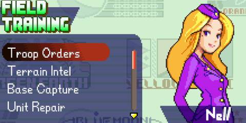 Choosing a mode in Advance Wars (GBA)