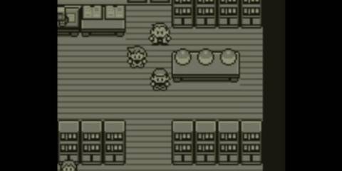 Choosing a starter at Prof. Oak's lab - Pokemon Red And Blue
