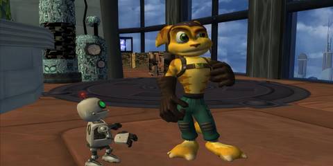 Clank and Ratchet in Ratchet & Clank (PS2)