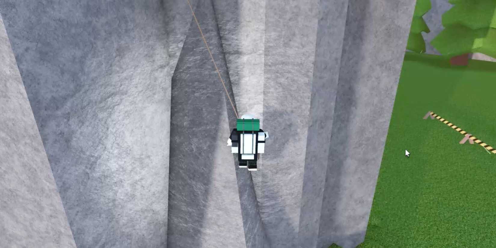 Climbing Game player