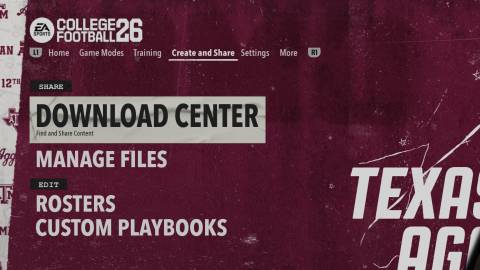 College Football 26 Download Center