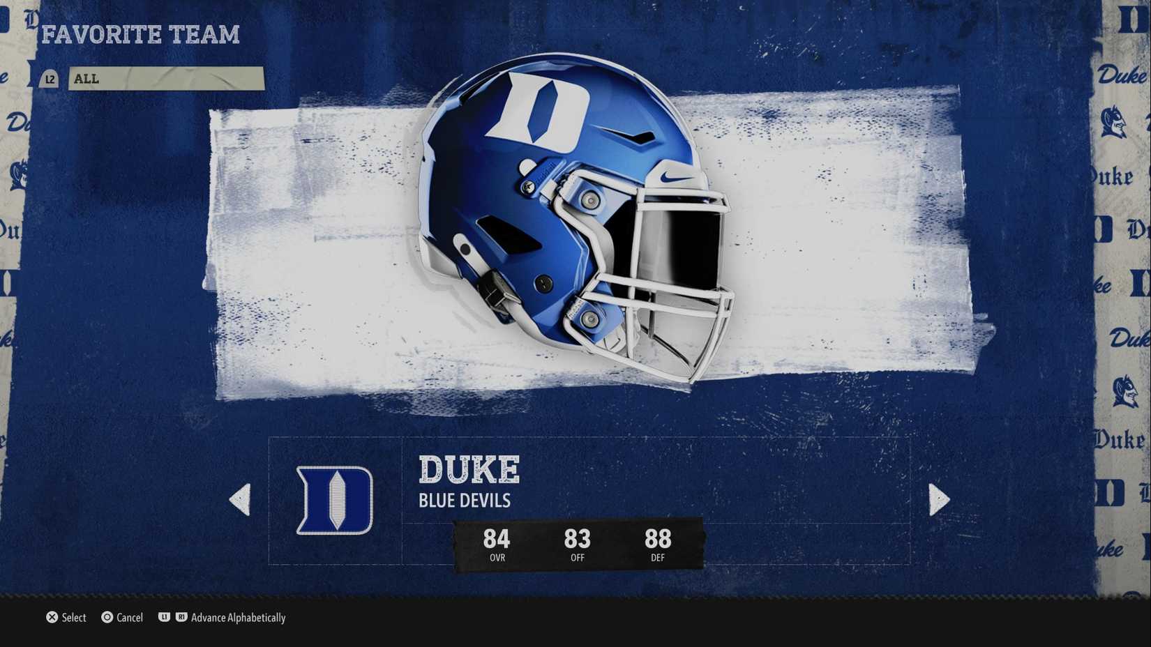 College Football 26 Duke Blue Devils