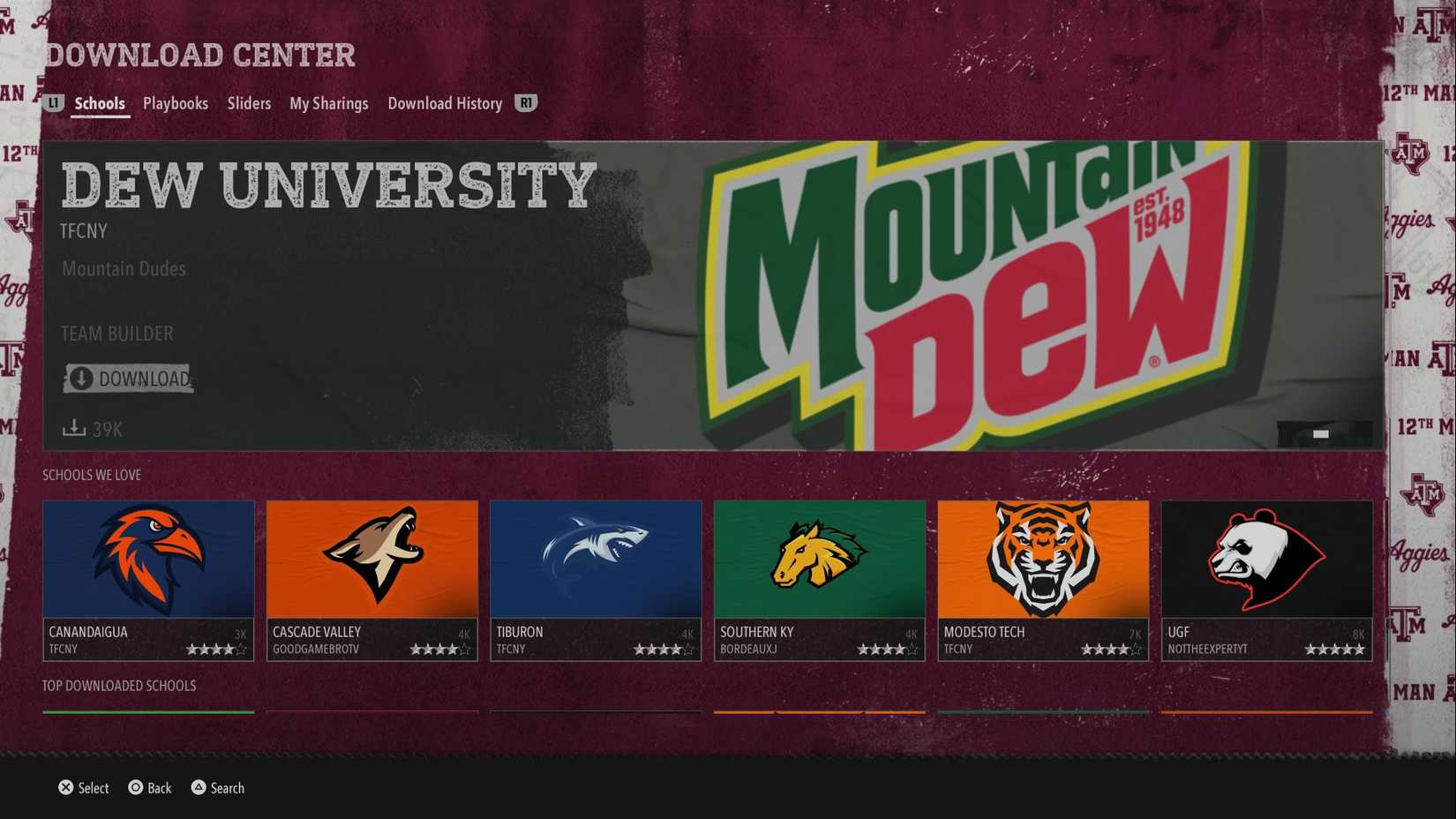 College Football 26 Mountain Dudes