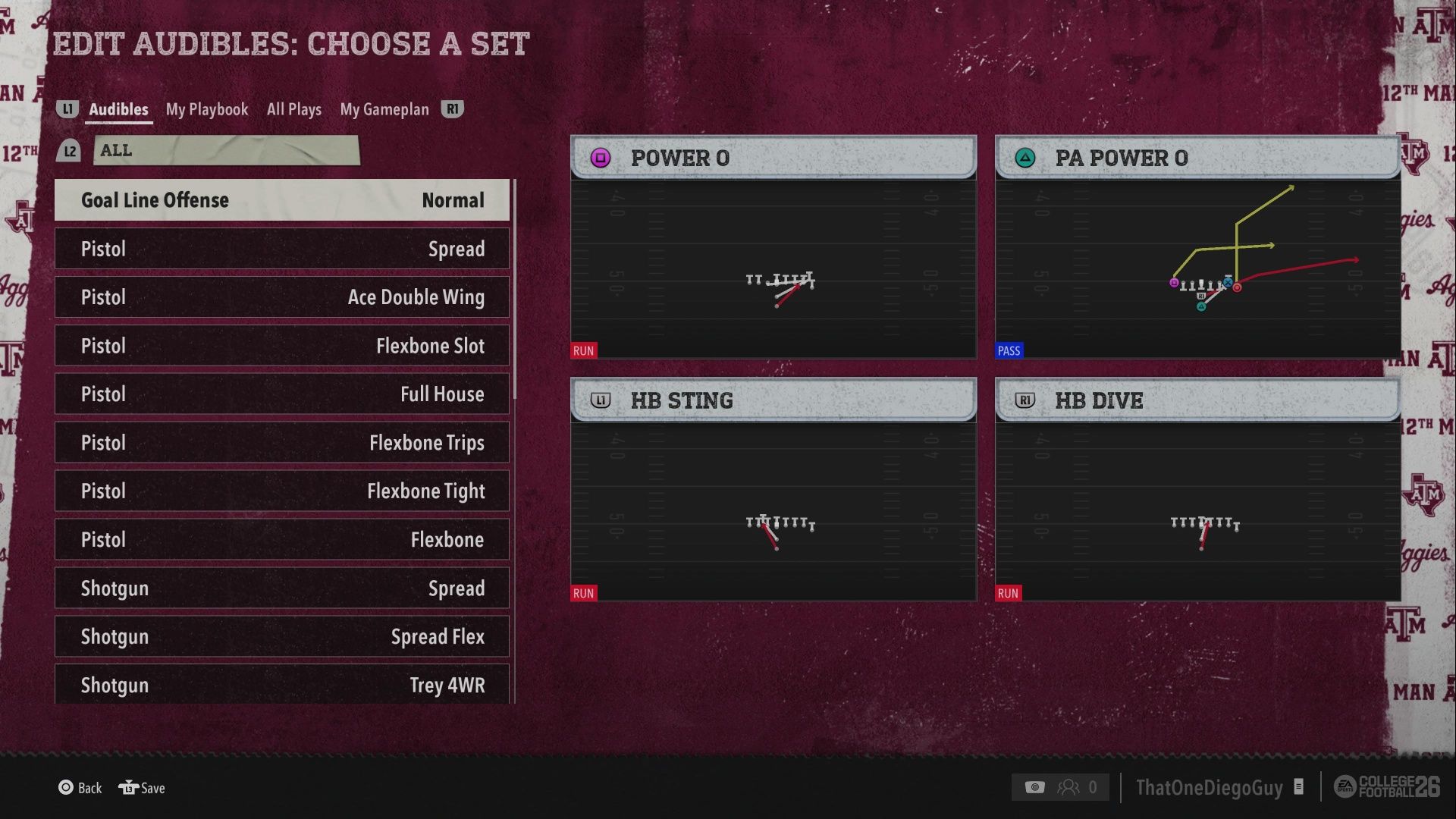 Football College 26 Beavers Playbook