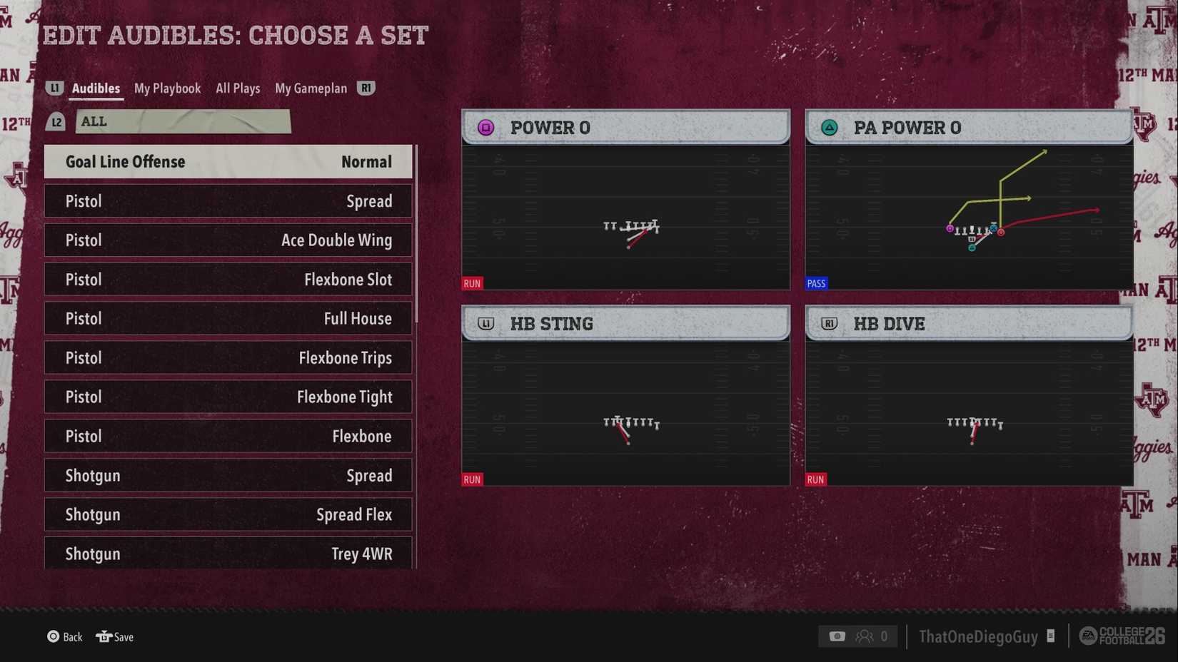 College Football 26 Playbook Beavers