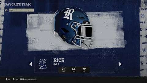 College Football 26 Rice Owls