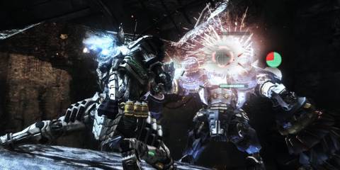 combat in the game Vanquish.