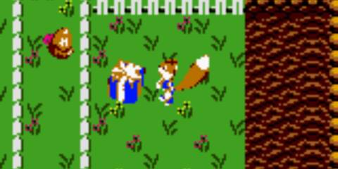 Conker in the overworld - Conker's Pocket Tales