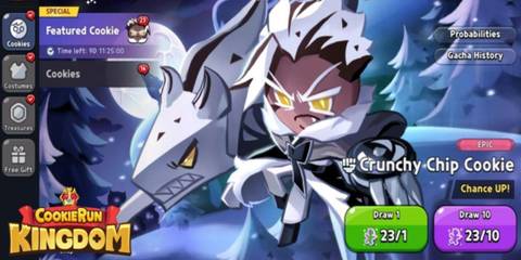 Cookie Run Kingdom crunchy chip gacha