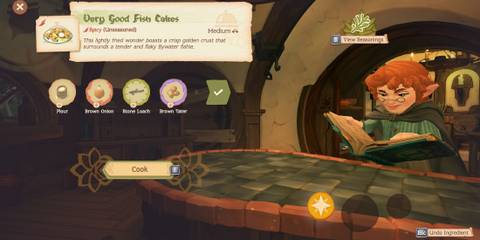 Cooking in Tales of the Shire