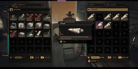 Corpse Storage for Deathstill in Dune Awakening