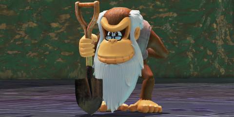 Cranky Kong in Donkey Kong Bananza