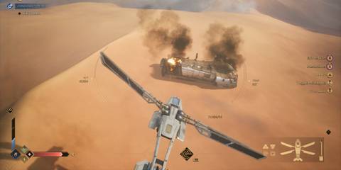 Crashed Ships in Deep Desert Dune Awakening