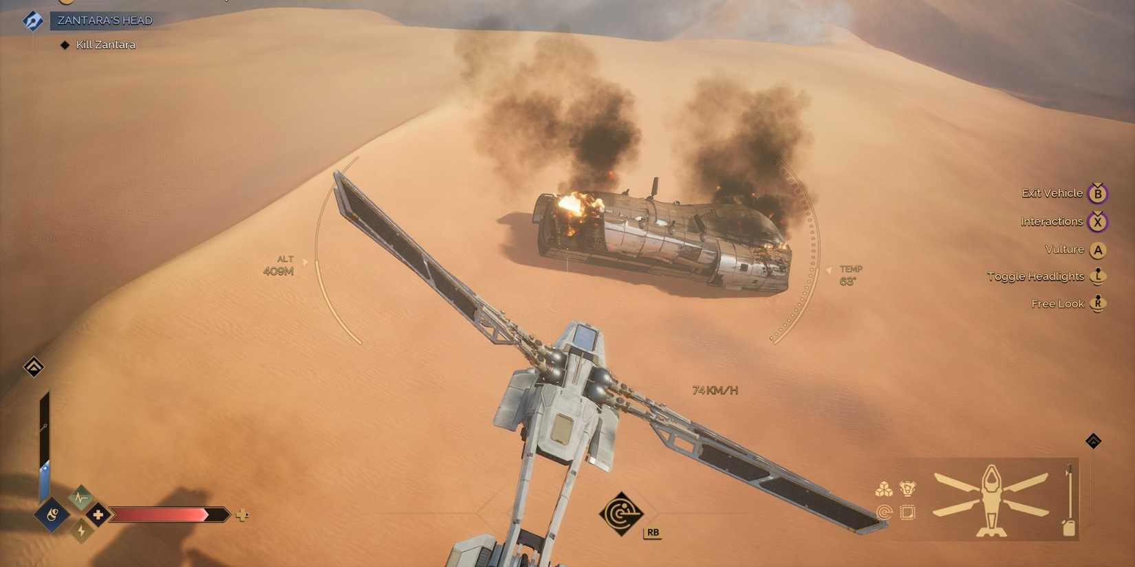 Crashed Ships in Deep Desert Dune Awakening