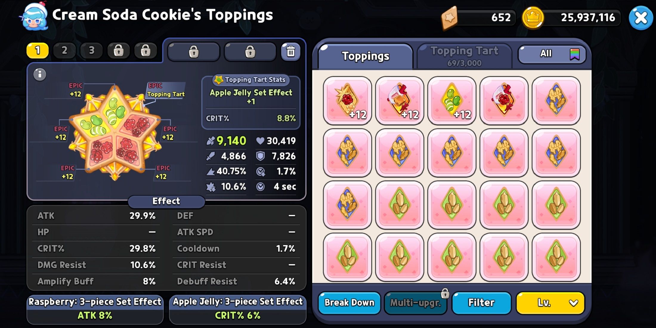 Cream Soda Raspberry Build - Cookie Run Kingdom