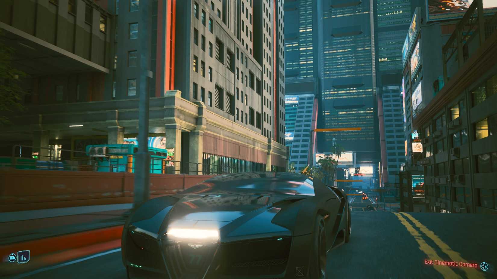 cyberpunk 2077 autodrive cinematic camera