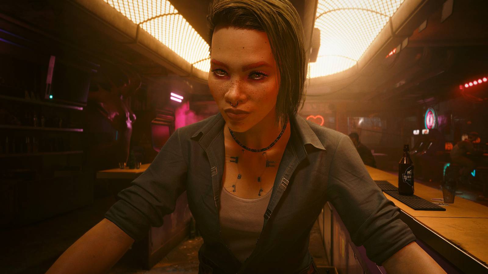Cyberpunk 2077 Phantom Liberyt bar screenshot