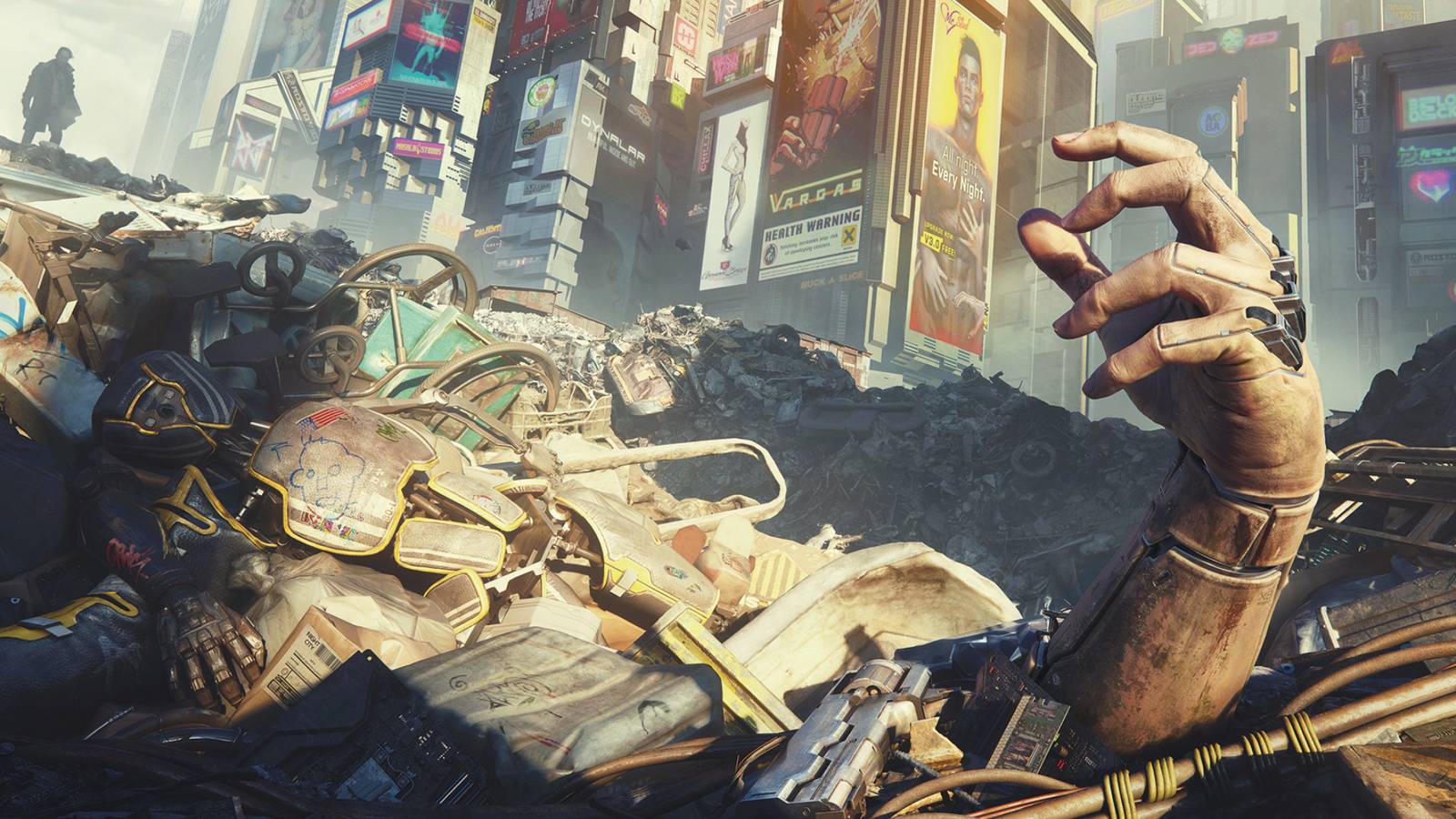 Cyberpunk 2077 V in Rubble