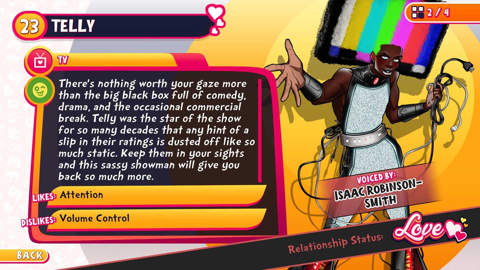 date everything telly romance guide