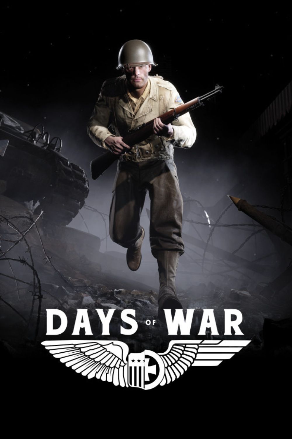 Days of War video game cover art tag