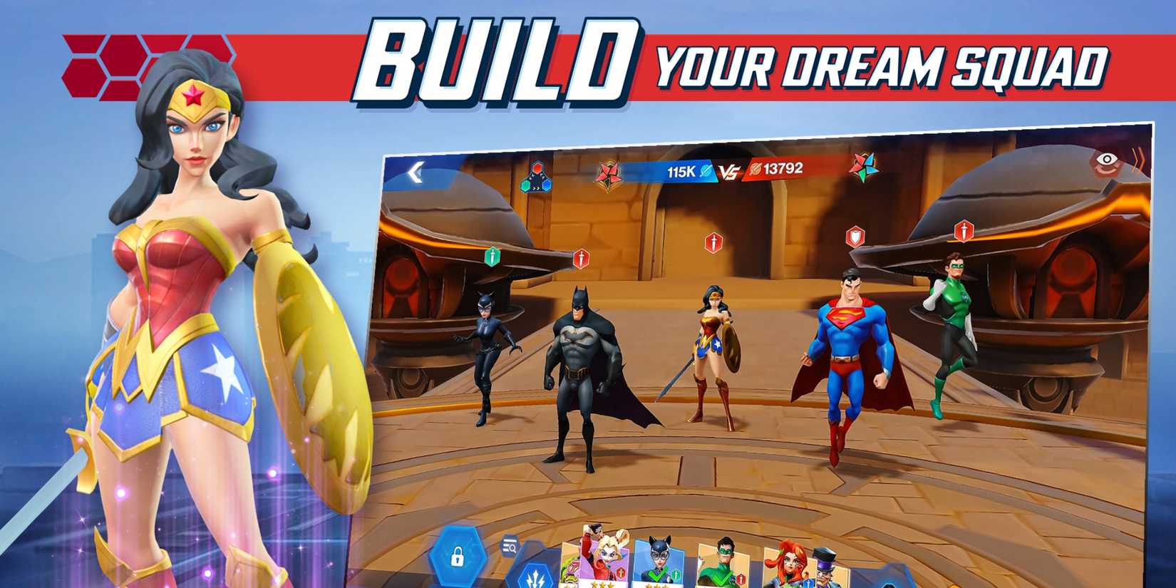 DC Worlds Collide characters