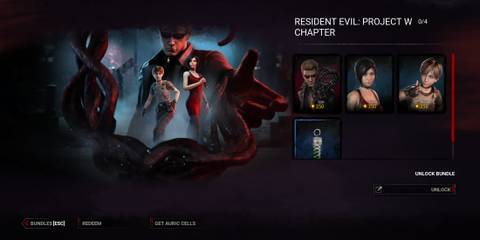 dead by daylight resident evil project w chapter the mastermind