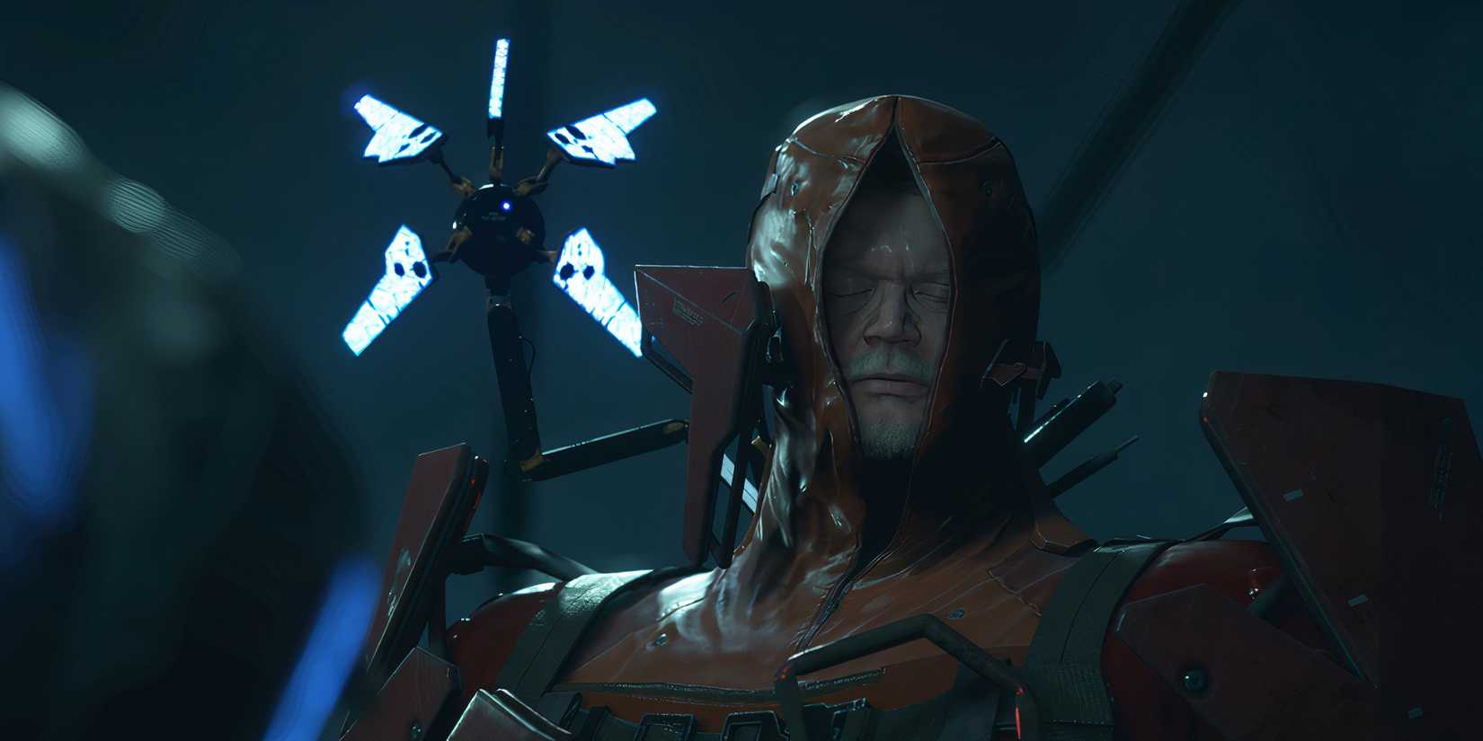 Deadman in a Ghost Mech in Death Stranding 2 On the Beach