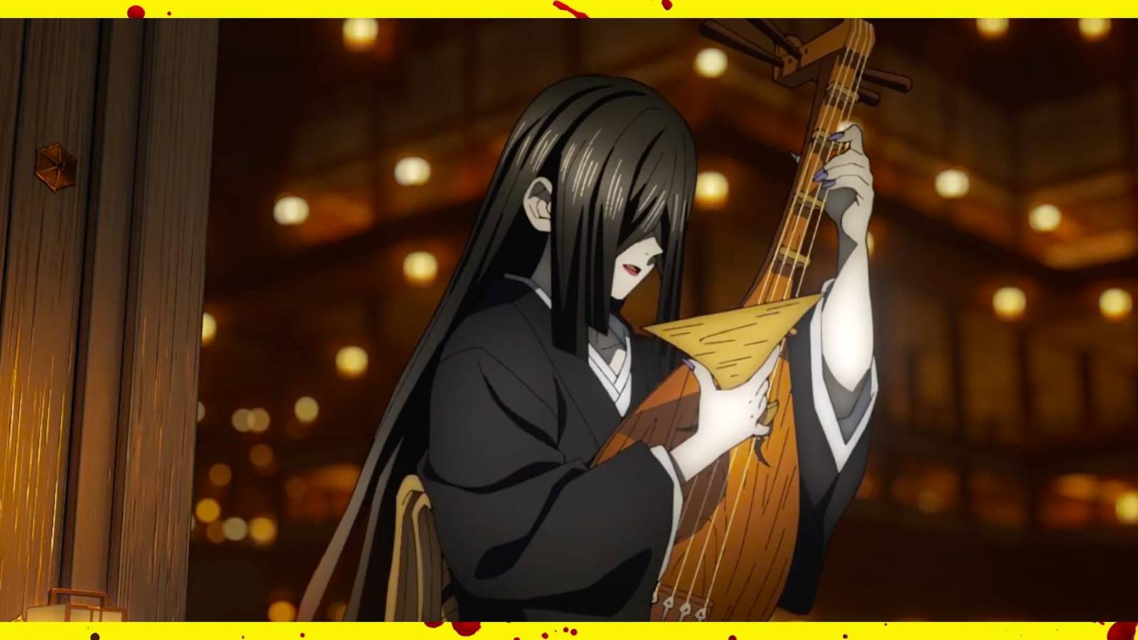 Demon Slayer Nakime Blood Demon Art Infinity Castle Featured