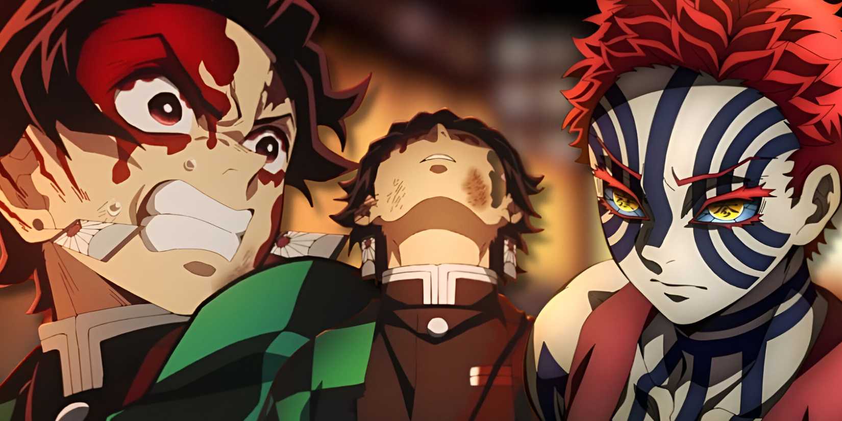 demon slayer tanjiro vs akaza