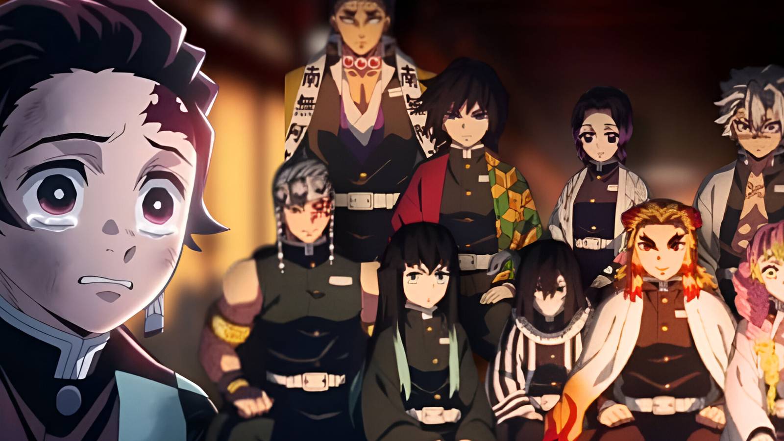 demon slayer tanjiro with hashira