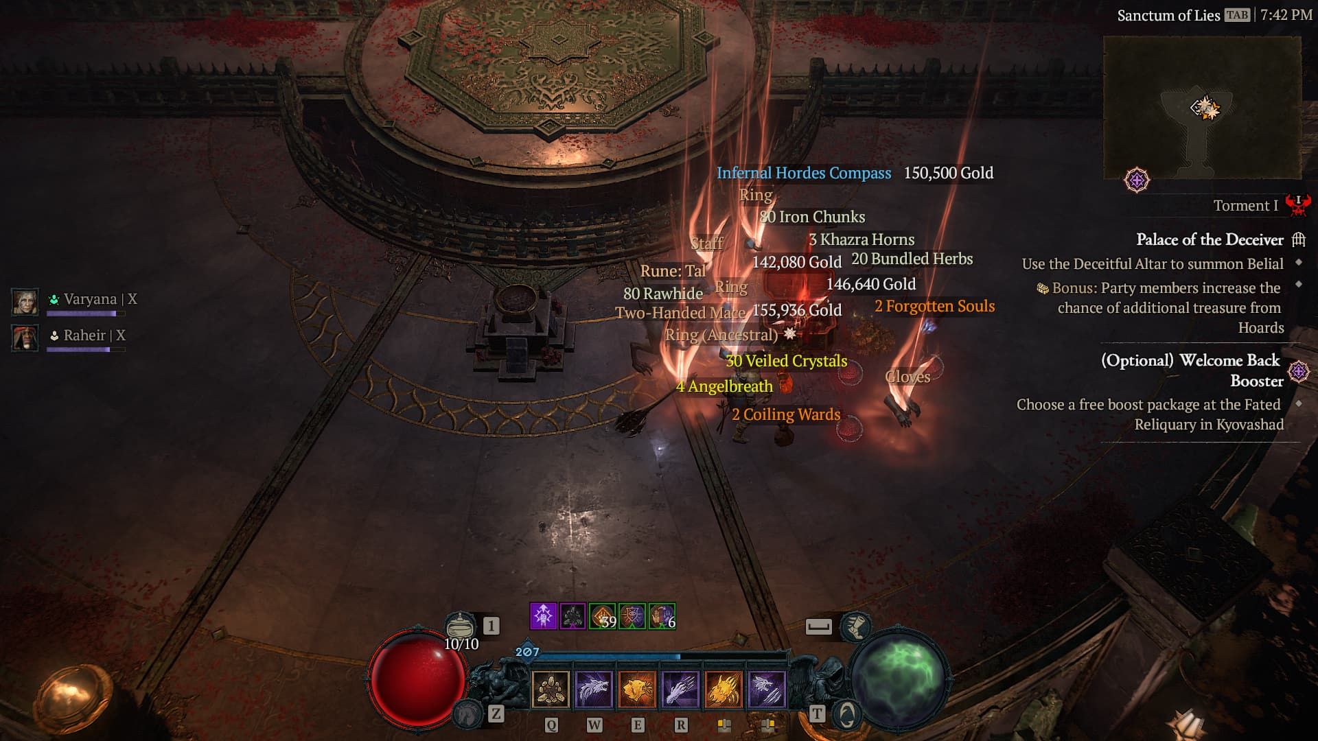 D4 Belial Loot Drops