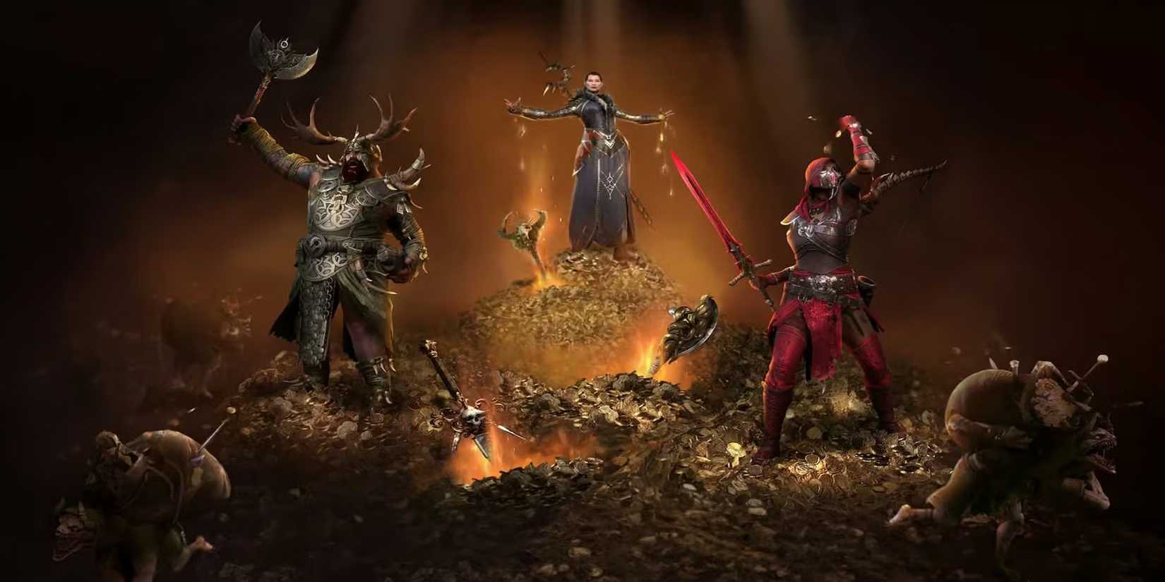 diablo 4 march of the goblins treasure pile heroes