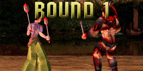 Diao Chan vs Taishi Chi in Dynasty Warriors (PS1)