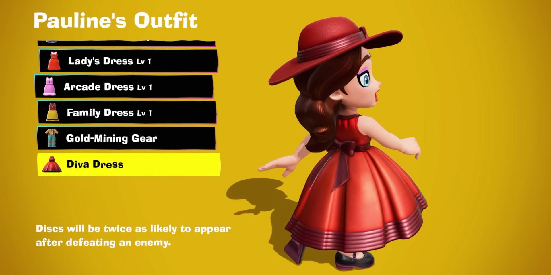 How To Get All Pauline Outfits In DK Bananza Dk Bananza Pauline Outfits Body Diva Dress